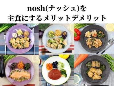 nosh(ナッシュ)を主食にするメリットデメリット