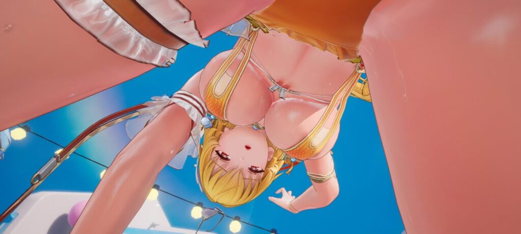 スノウブレイク下乳ローアングル