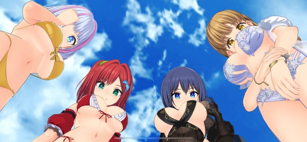 ドルフィンウェーブのエロい美少女をローアングルで撮影