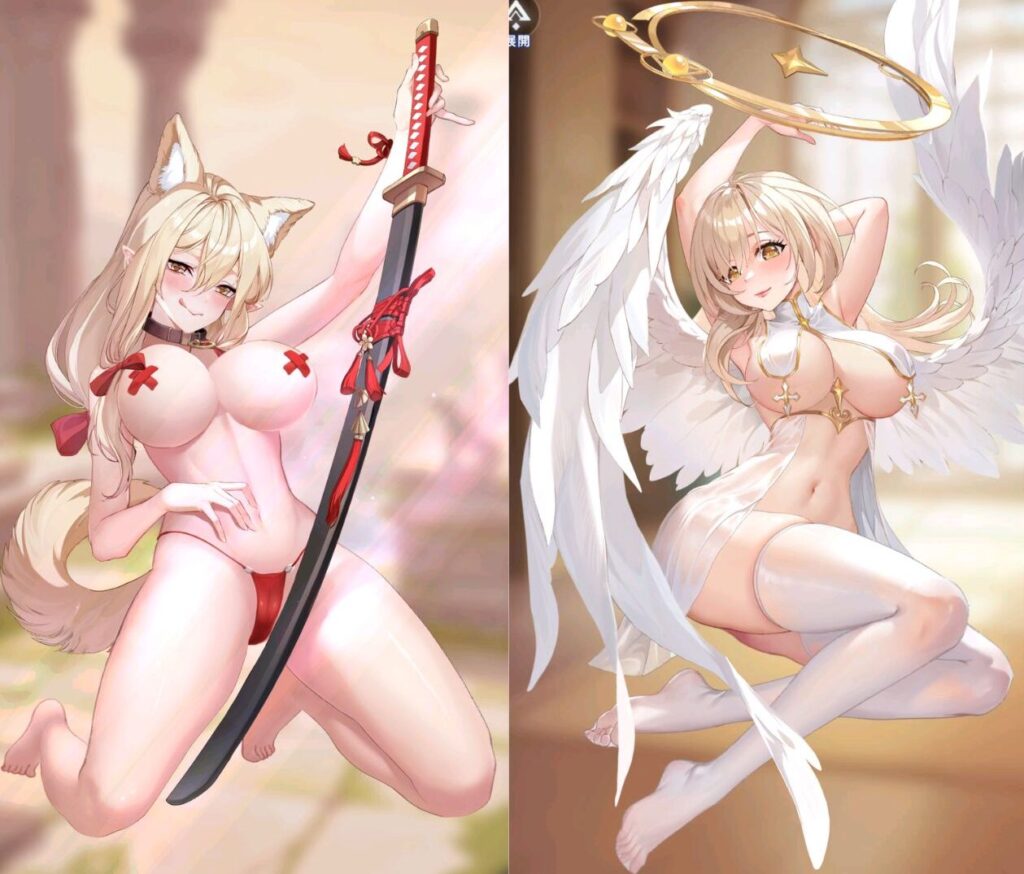 やばい少女に囲まれたのエロい美少女