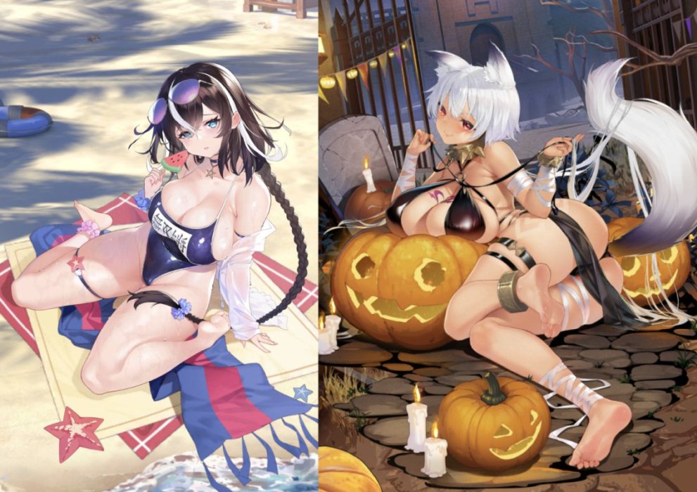 放置少女のムチムチでエロい美少女