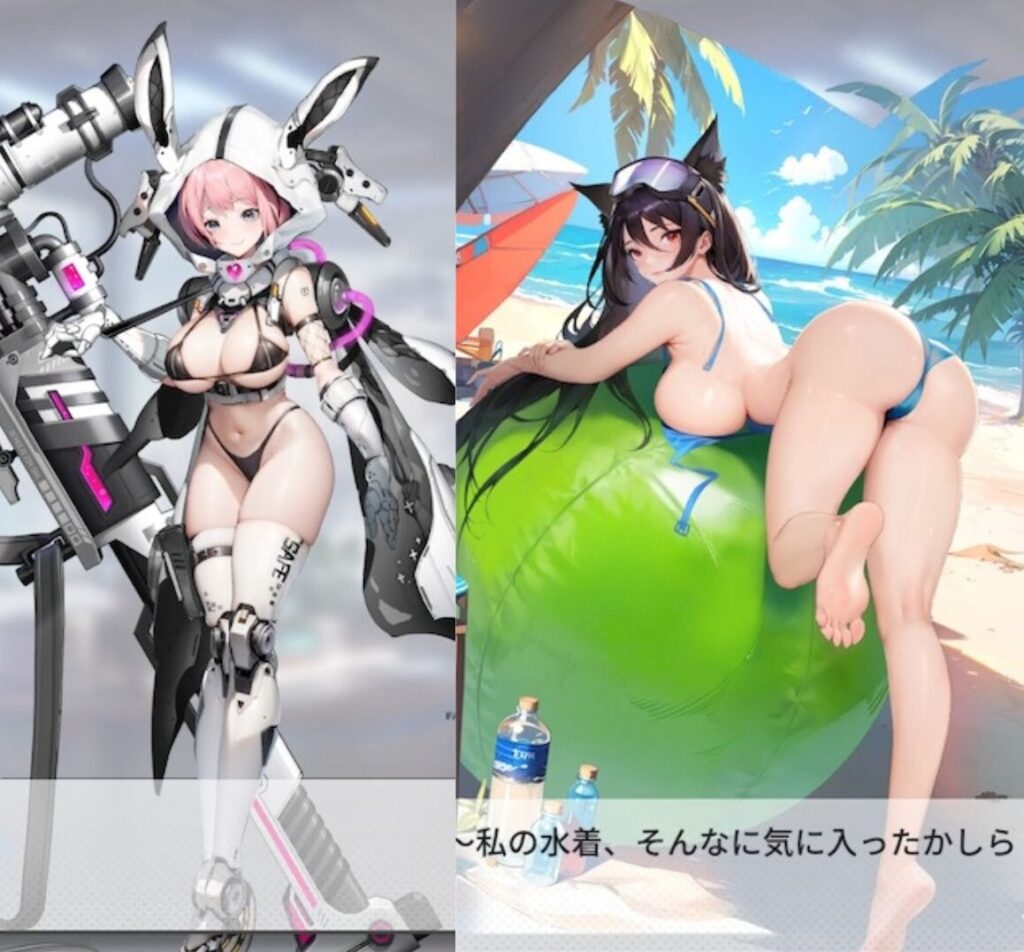 熱戦少女のエロい美少女