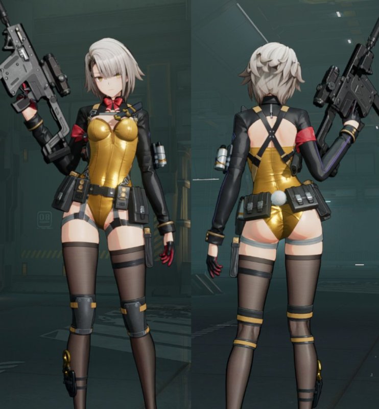 ドルフロ2のヴェクターのバニー衣装