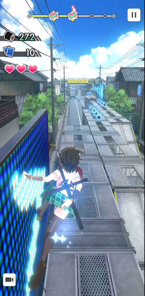 閃乱カグRUNゲーム画面