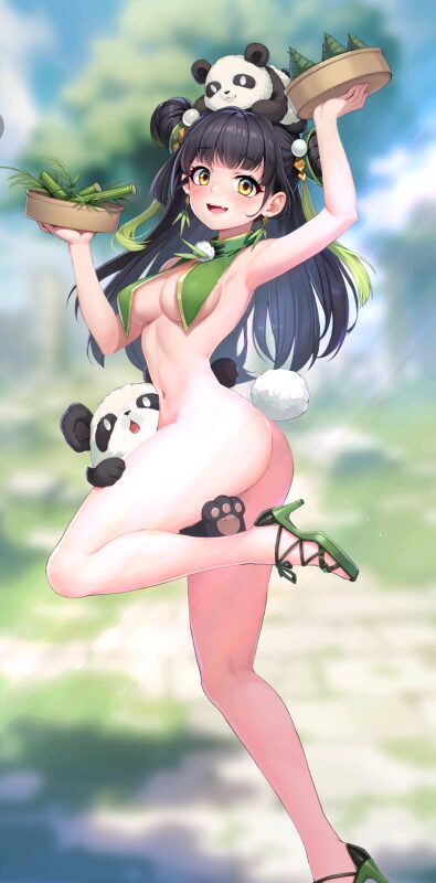 やばい少女に囲まれたの梅脱衣後