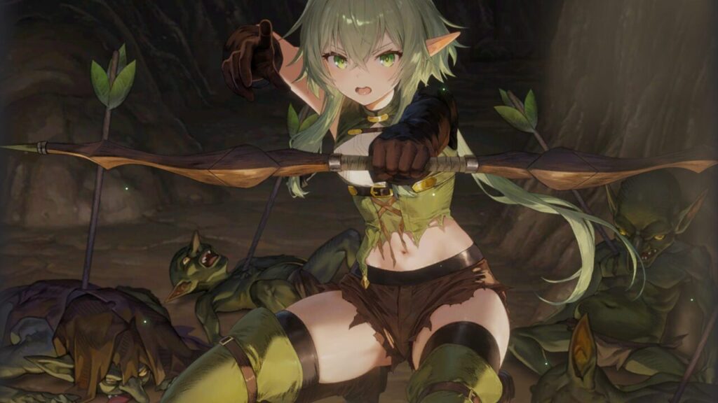 ブラウンダスト2の妖精弓射のスキル演出