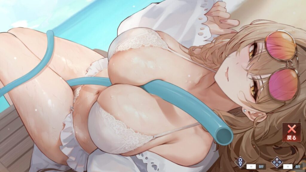 アズールレーンのライオンの水着スキン左真ん中
