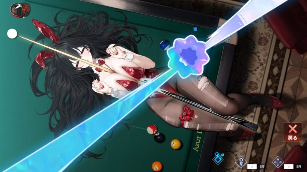 アズールレーンの大鳳のバニースキンのミニゲーム