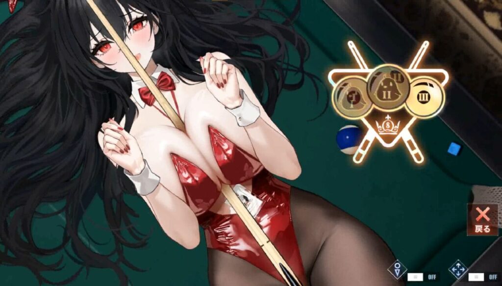 アズールレーンの大鳳のバニースキンミニゲームPerfect