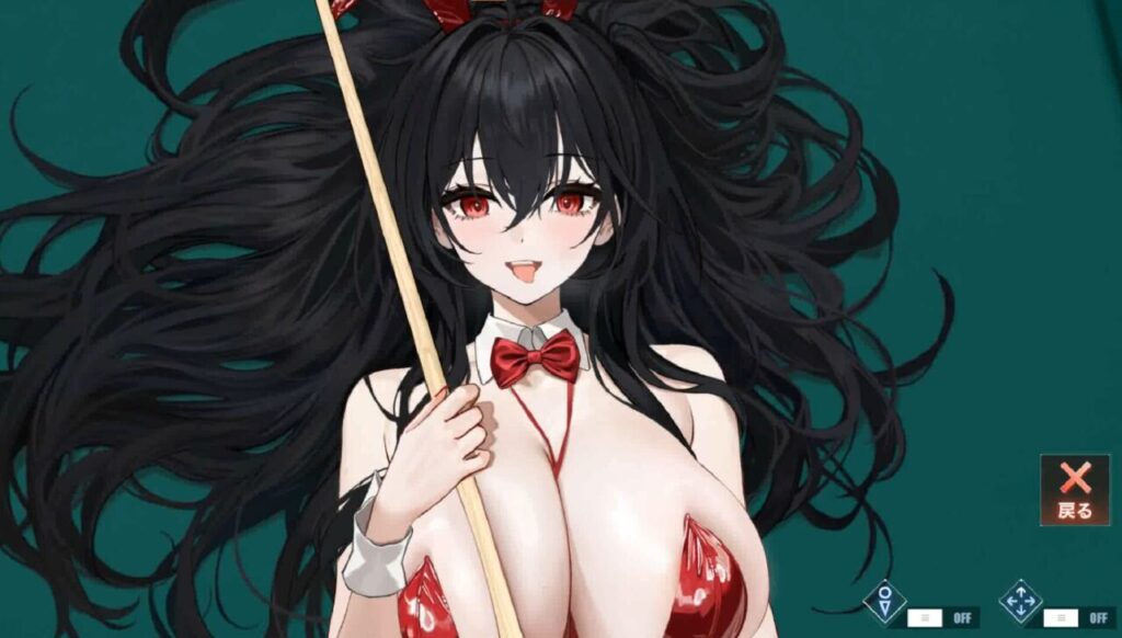 アズールレーンの大鳳のバニースキンミニゲームmiss