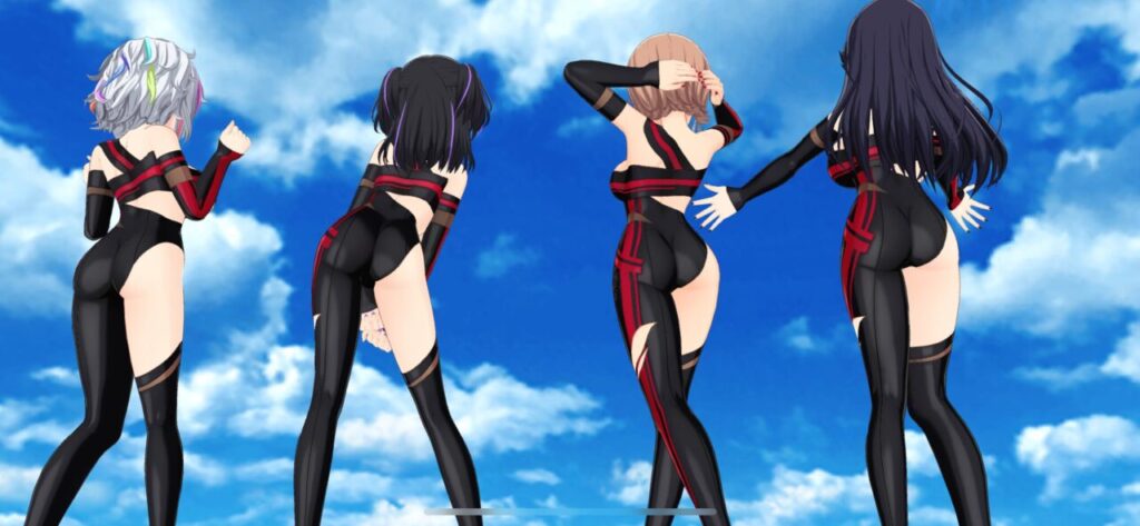 ドルフィンウェーブの新キャラ後ろ姿