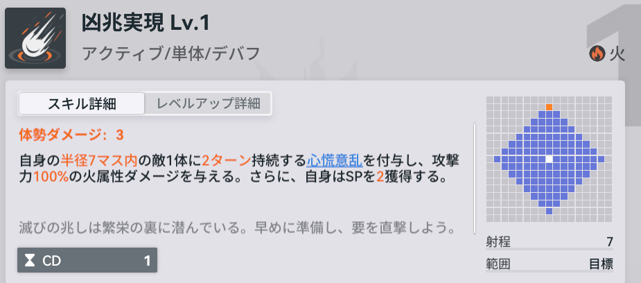 ドルフロ2のヴェクターのスキル2説明