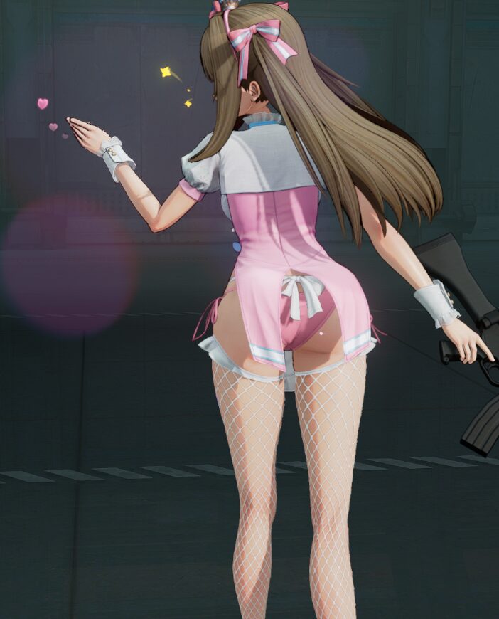 ドルフロ2の幼煕のエロいスキンお尻