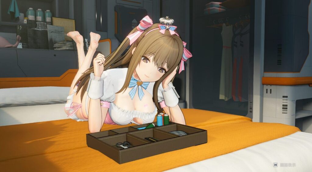 ドルフロ2の幼煕休憩室くつろぎポーズ