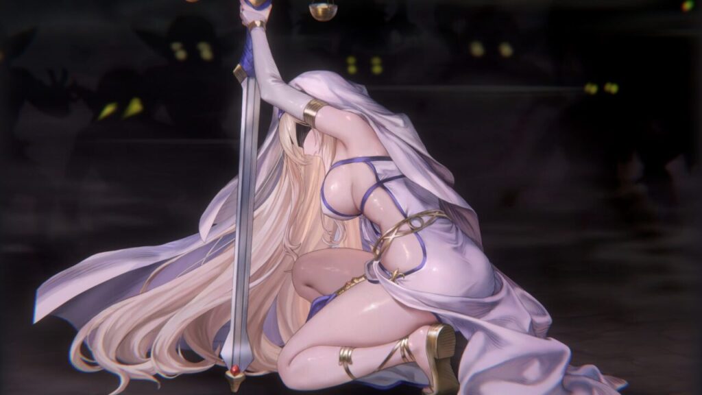 ブラウンダスト2とゴブリンスレイヤーコラボの剣の乙女スキル演出