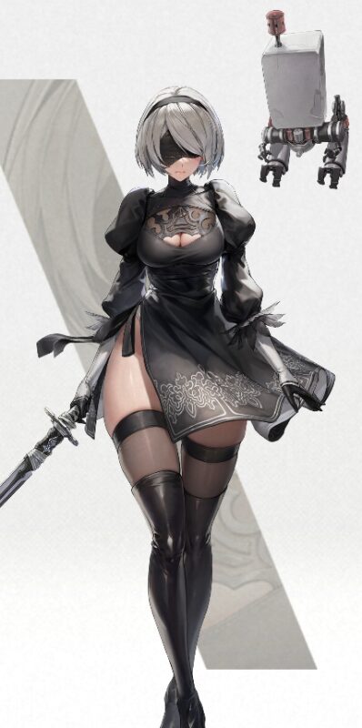 NIKKEとニーアオートマタコラボ2B