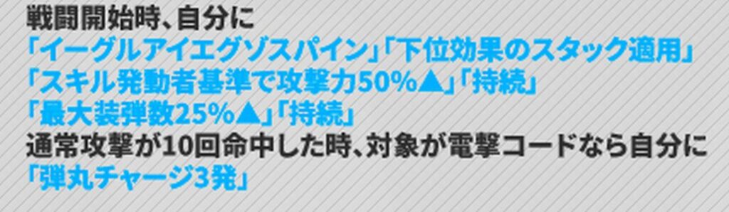NIKKEのイヴスキル2説明