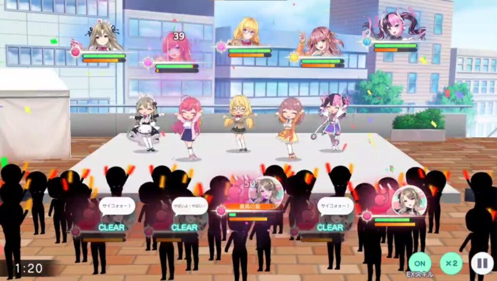ステラアイドルプロジェクトのバトル
