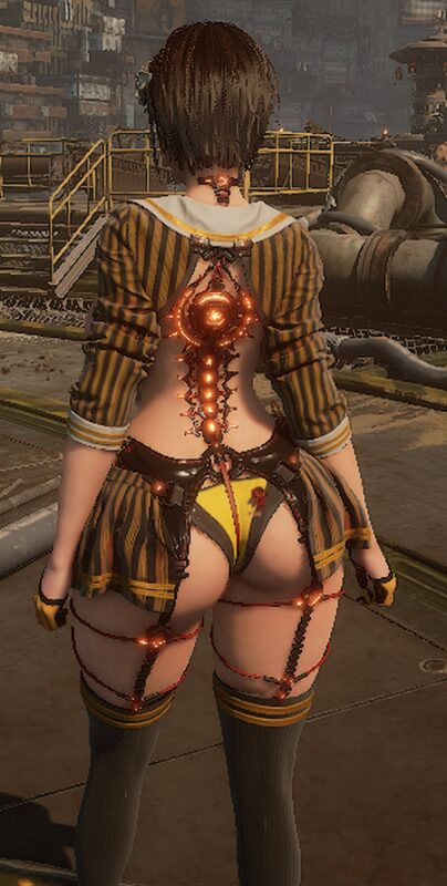 ステラーブレイドのエロいMODウィードレス後ろ姿
