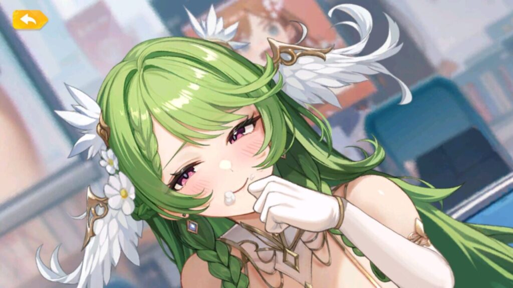 少女ウォーズの花嫁アッティラ限定看板タップ後に口タップ