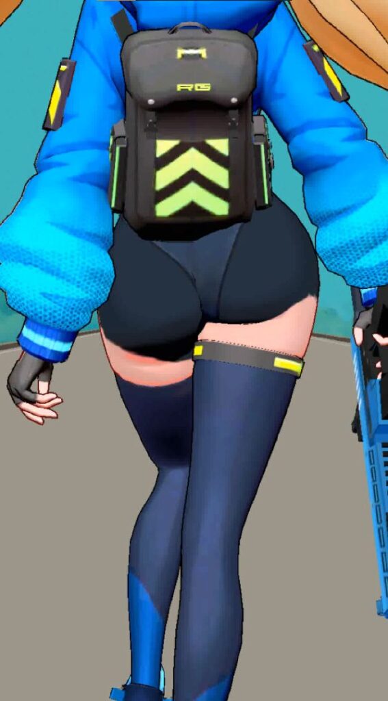 走れ女神のお尻がエロいキャラ