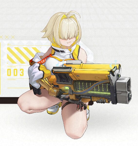 NIKKEのエレグ射撃姿勢