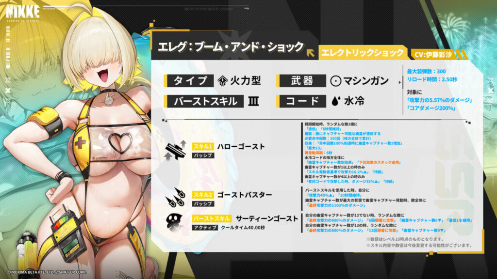 NIKKEの水着エレグの評価とスキル性能