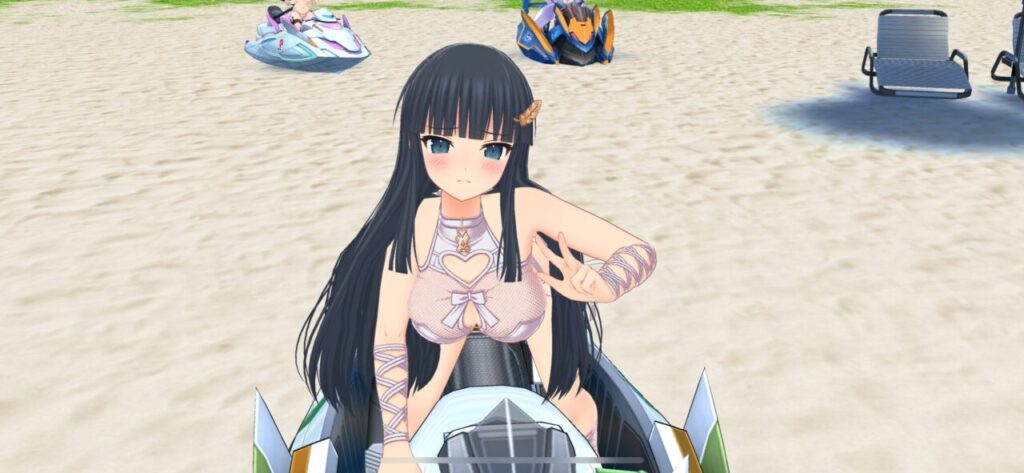 ドルフィンウェーブの閃乱カグラコラボジオラマポーズ