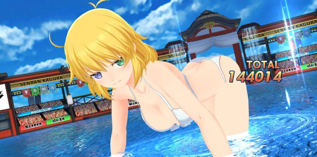 ドルフィンウェーブの閃乱カグラコラボチャレンジバトル