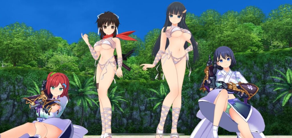 ドルフィンウェーブの閃乱カグラコラボ夜桜衣装