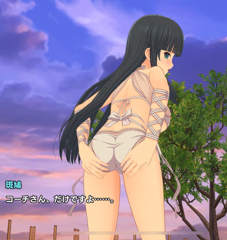 ドルフィンウェーブの閃乱カグラコラボ斑鳩お尻タップ