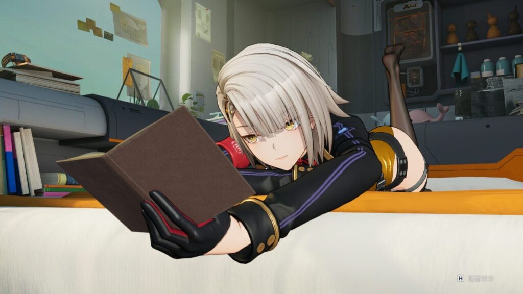 ドルフロ2のヴェクターバニー読書ポーズ
