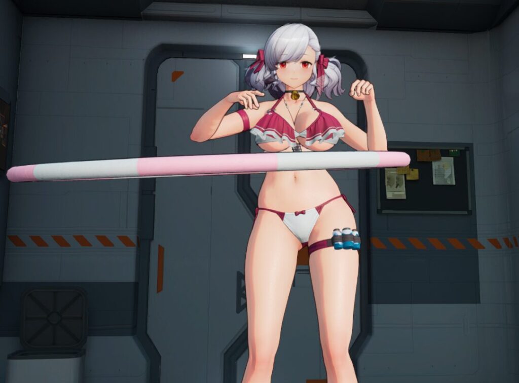 ドルフロ2の水着サブリナトレーニングおっぱい