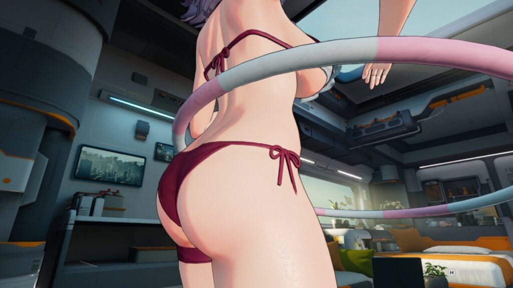 ドルフロ2の水着サブリナトレーニングお尻