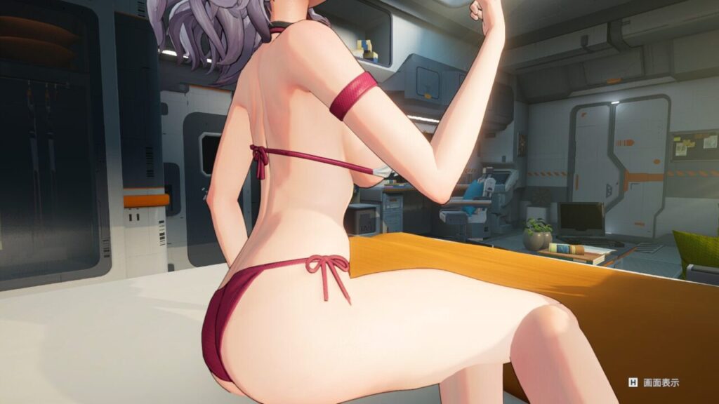 ドルフロ2の水着サブリナ思考太もも