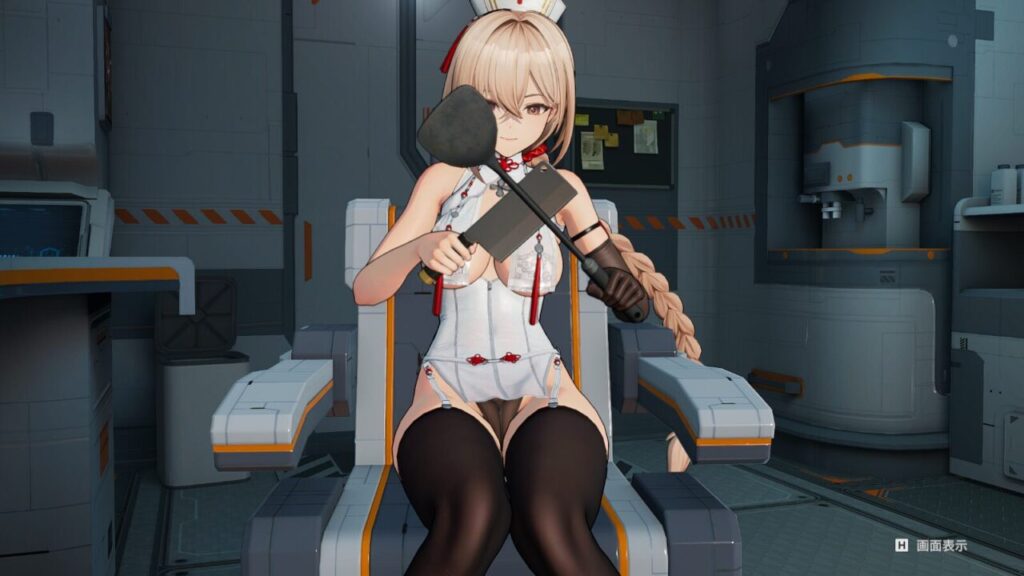 ドルフロ2の秋樺の操作ポーズパンツ