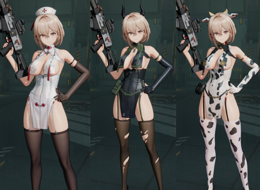 ドルフロ2の秋樺乳暖簾ナースパーツ別