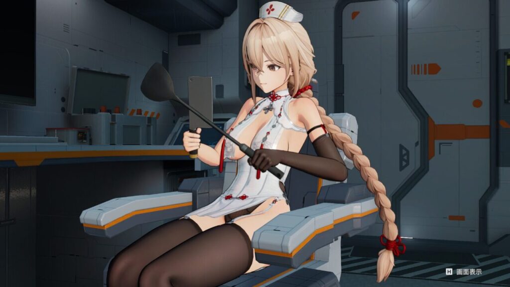 ドルフロ2の秋樺休憩室操作ポーズ