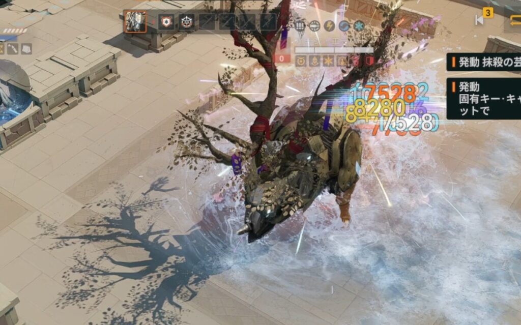 ドルフロ2の遺物回収体勢瓦解のダメージ