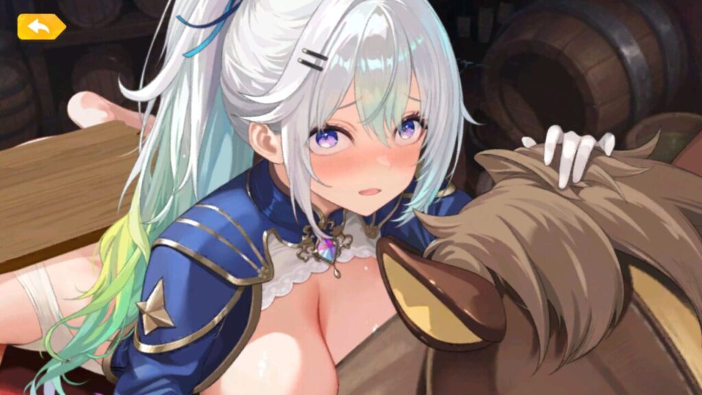 少女ウォーズの花嫁クーフーリン限定衣装頭をタップ