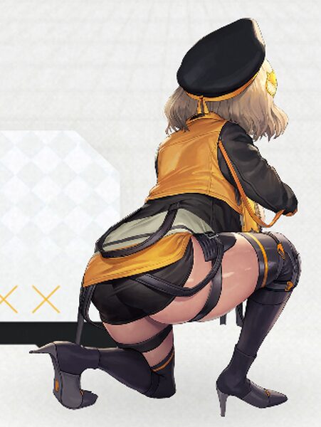 NIKKEのアニス射撃姿勢