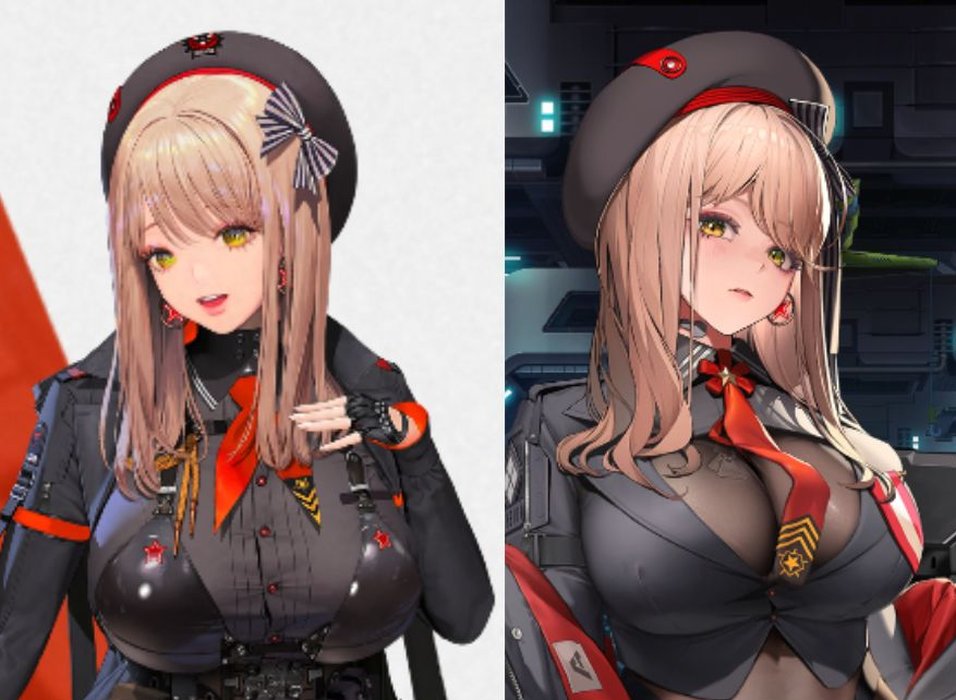 NIKKEのタクティカルアップエマおっぱい