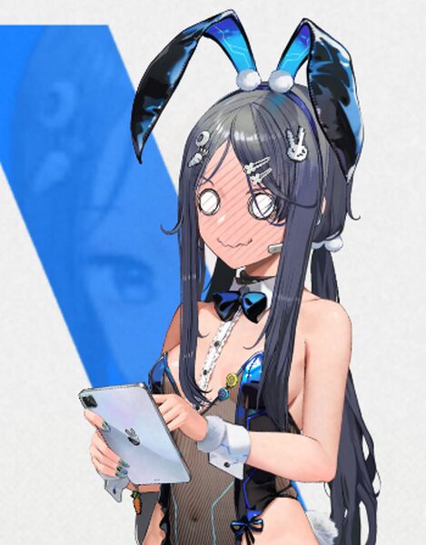 NIKKEのバニーエクシア照れる