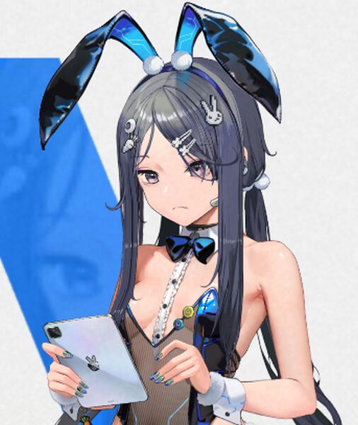 NIKKEのバニーエクシア表情