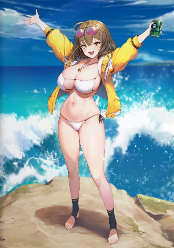 NIKKEの水着アニススキル演出