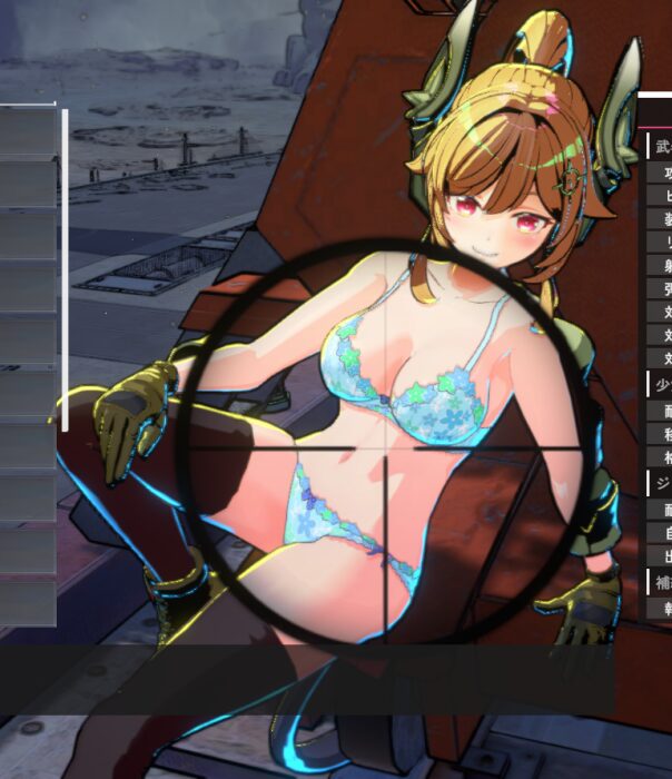 タレットと少女下着セット