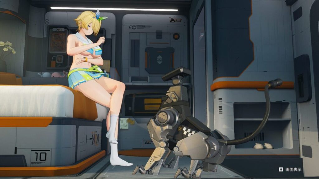 ドルフロ2のニキータ観察ポーズ