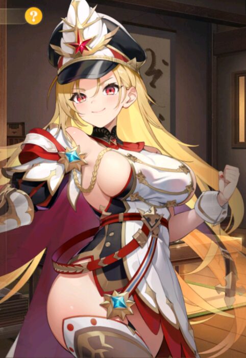 少女ウォーズのガウェイン立ち姿