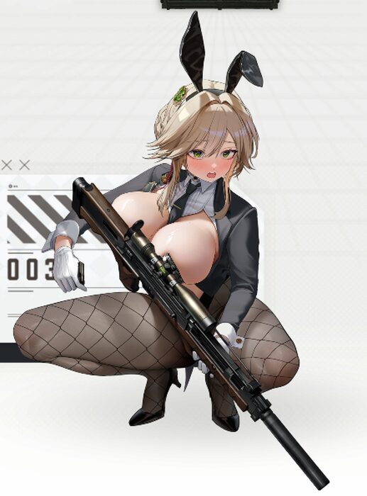 NIKKEのバニーエード照れる
