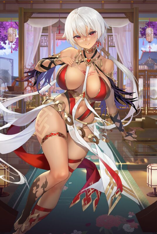 放置少女のおっぱいがエロいキャラ
